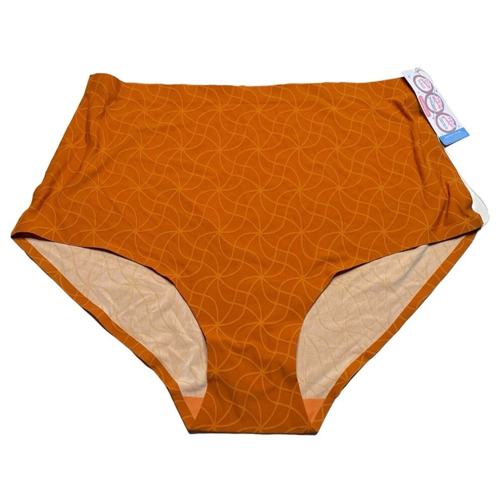 Cheek Boss Brief Panty Pumpkin Pinwheel Size 2XL